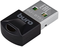 Bluetooth-адаптер Buro BU-BT51 (черный) - 