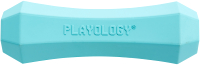 Игрушка для собак Playology Squeaky Chew Stick / P3000879 (с ароматом арахиса, большая, голубой) - 