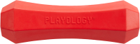 Игрушка для собак Playology Squeaky Chew Stick / P3000877 (с ароматом говядины, большая, красный) - 