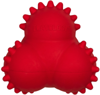 Игрушка для собак Playology Squeaky Bounce Ball / P33364 (с ароматом говядины, красный) - 