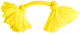 Игрушка для собак Playology Dri-Tech Rope / P300757 (с ароматом курицы, маленький, желтый) -