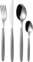 Набор столовых приборов Guzzini Cutlery My Fusion / 110700178 (24пр, серый) - 