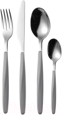 Набор столовых приборов Guzzini Cutlery My Fusion / 110700178 (24пр, серый)