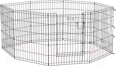 Манеж для животных Midwest Life Stages для собак с дверью-MAXLock / 530DR (61x76см, черный)