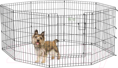 Манеж для животных Midwest Life Stages для собак с дверью-MAXLock / 530DR (61x76см, черный)