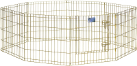 Манеж для животных Midwest Life Stages для собак с дверью / 540-24 (61x61см, позолоченный цинк) - 