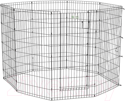 Манеж для животных Midwest Life Stages для собак с дверью-MAXLock / 548DR (61x122см, черный)