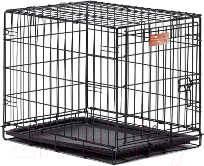 Клетка для животных Midwest iCrate для собак 1 дверь / 1524 (61х46х48см, черный)