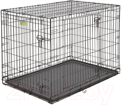 Клетка для животных Midwest iCrate для собак 2 двери / 1542DD (109x74x78см, черный)