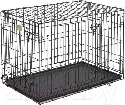 Клетка для животных Midwest iCrate для собак 2 двери / 1536DD (91x58x64см, черный)