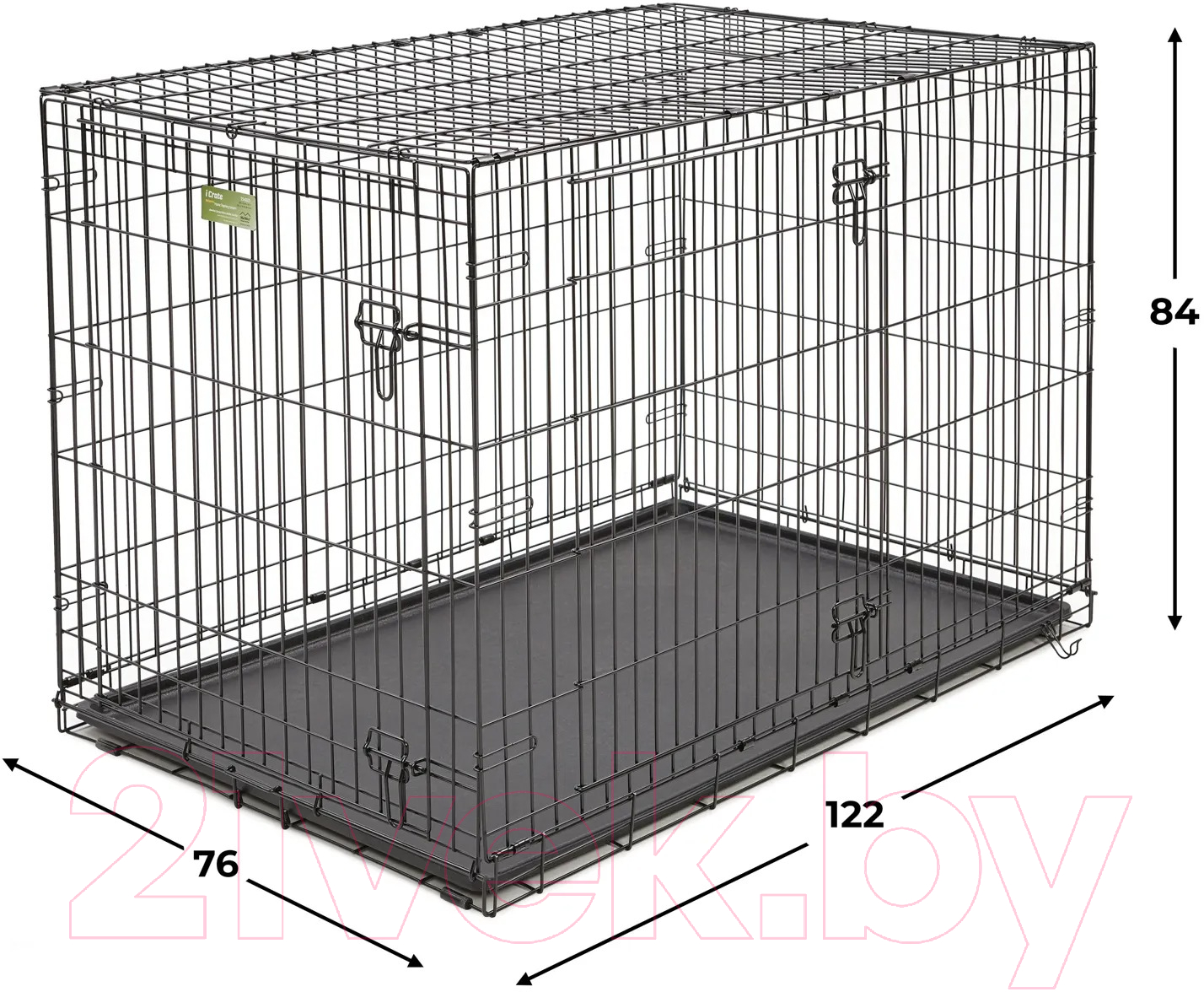 Клетка для животных Midwest iCrate для собак 2 двери / 1548DD