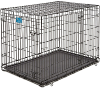 Клетка для животных Midwest Life Stages для собак 2 двери / 1642DD (109x73x77см, черный) - 