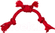 Игрушка для собак Playology Puppy Sensory Rope / P33389 (с ароматом говядины, красный) -