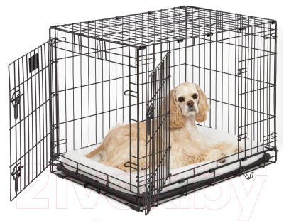 Клетка для животных Midwest Life Stages для собак 77.9x49x54.5см / 1630DD (2 двери,черный)