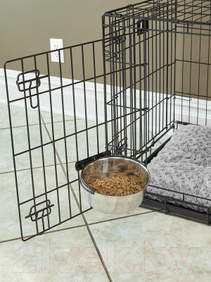 Клетка для животных Midwest Life Stages для собак 93x59x64см / 1636DD (2 двери, черный)