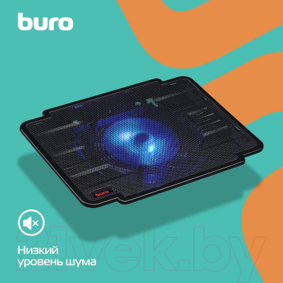 Подставка для ноутбука Buro BU-LCP140-B114 (черный)