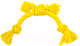 Игрушка для собак Playology Puppy Sensory Rope / P33356 (с ароматом курицы, желтый) -