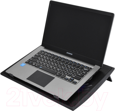 Подставка для ноутбука Digma D-NCP170-2H (черный)