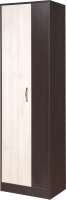 Шкаф-пенал Мебель-Класс Порто-1 / МК 501.09.1 (венге/ясень шимо светлый) - 