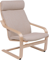Кресло мягкое AksHome Relax (ткань, бежевый) - 