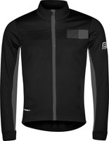 Велокуртка FORCE Frost Softshell / 900022-4XL-F (черный/серый) - 