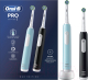 Набор электрических зубных щеток Oral-B Pro 1 (черный, синий) - 