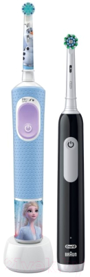 Набор электрических зубных щеток Oral-B Pro 1 Black + Oral-B Pro Frozen