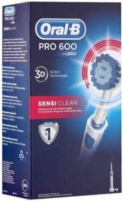 Электрическая зубная щетка Oral-B Pro 600 Sensi Clean