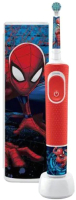 Электрическая зубная щетка Oral-B D100k Spiderman Gift Pack D100.413.2KX - 