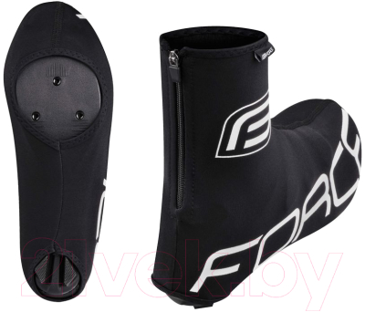 Велобахилы FORCE Lycra Termo Road / 905920-S-M-F (черный)