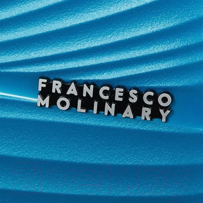 Чемодан на колесах Francesco Molinary 336-1158/3-28BLU (голубой)