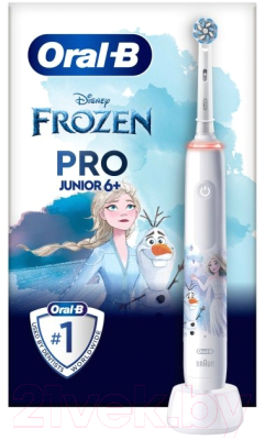 Электрическая зубная щетка Oral-B Pro Junior 6+ Frozen