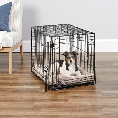 Клетка для животных Midwest iCrate для собак 1 дверь / 1530 (76x48x53см, черный)