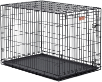 Клетка для животных Midwest iCrate для собак 1 дверь / 1542 (108x72x77см, черный) - 