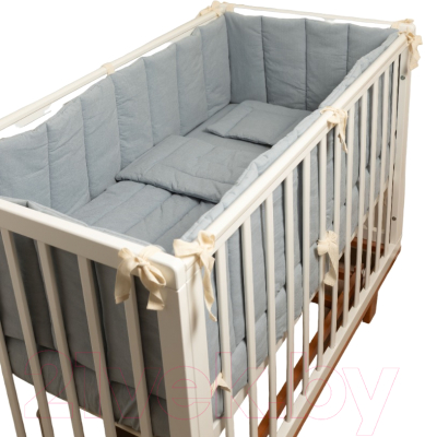 Комплект постельный для малышей Сладкие грезы X6429324 (вареный хлопок, морская волна)