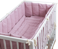 Комплект постельный для малышей Сладкие грезы X6460224 (вареный хлопок, пыльная вишня) - 