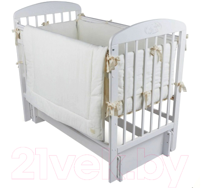 Комплект постельный для малышей Сладкие грезы X7211959 (муслин американский, кремовый)
