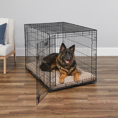 Клетка для животных Midwest iCrate для собак 1 дверь / 1548 (124x76.5x81.5см, черный)