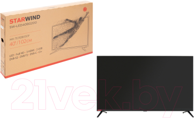 Изображение товара Телевизор StarWind SW-LED40BG200 (черный)