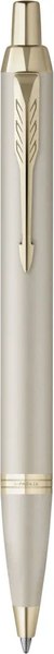 Ручка шариковая имиджевая Parker IM Monochrome K328 Champagne PVD M / 2172956
