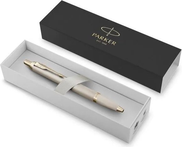 Ручка шариковая имиджевая Parker IM Monochrome K328 Champagne PVD M / 2172956