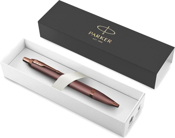 Ручка шариковая имиджевая Parker IM Monochrome K328 Burgundy PVD M / 2190514