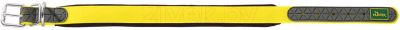 Ошейник HUNTER Collar Convenience Comfort / 63094 (45/S-M, неоновый желтый)