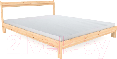 Двуспальная кровать ФанДОК Ф-156.01 160x200 (лак)