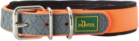 Ошейник HUNTER Collar Convenience Comfort / 63095 (45/S-M, неоновый оранжевый) - 
