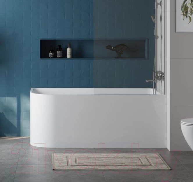 Ванна акриловая BelBagno BB712-1500-730-R — фото 5