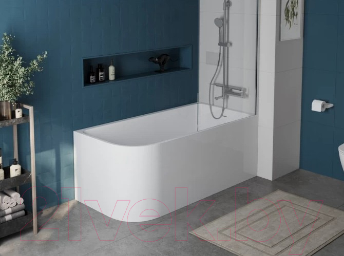 Ванна акриловая BelBagno BB712-1500-730-R — фото 6