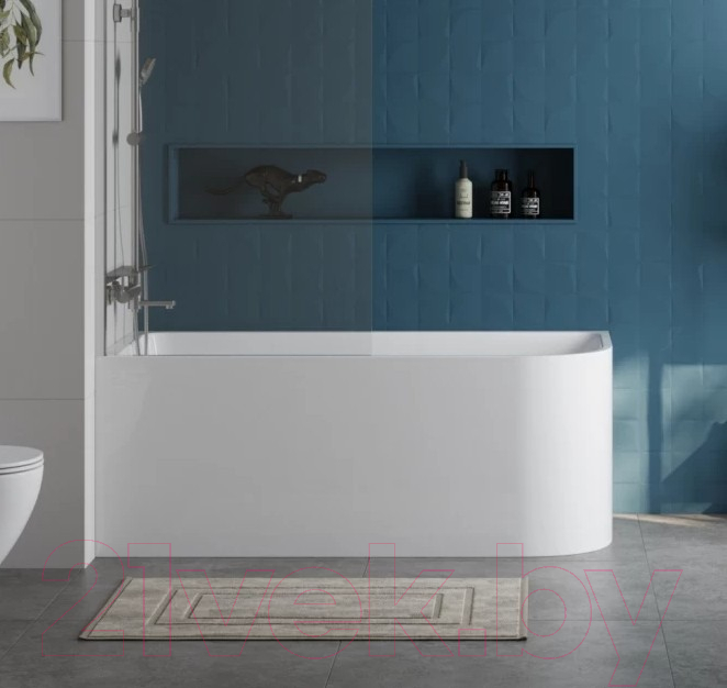 Ванна акриловая BelBagno BB712-1700-730-L — фото 6