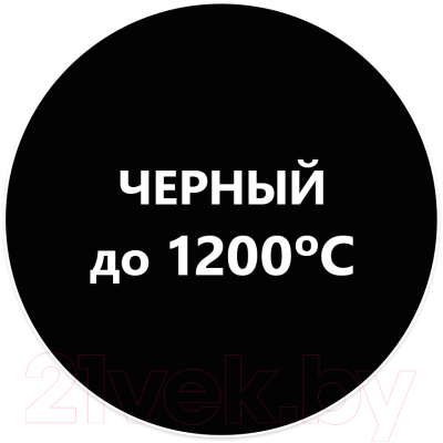 Эмаль Elcon Термостойкая до 1200C (520мл, черный)