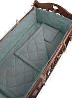 Комплект постельный для малышей Сладкие грезы Премиум X7568992 (поплин/ментол) - 